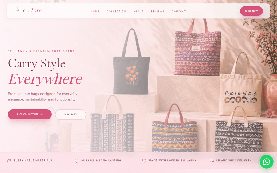 EUTOTE website homepage